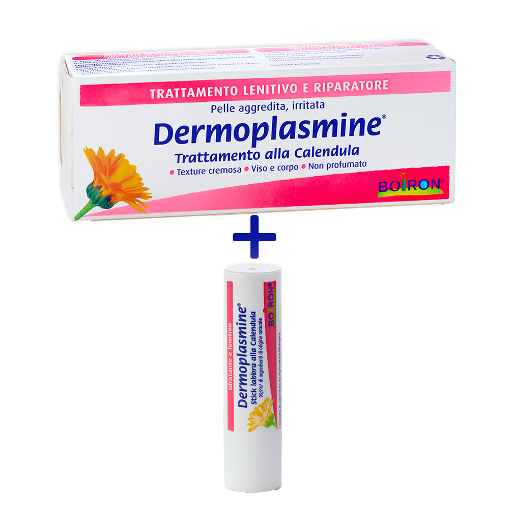 Boiron Dermoplasmine Trattamento crema + Stick Labbra