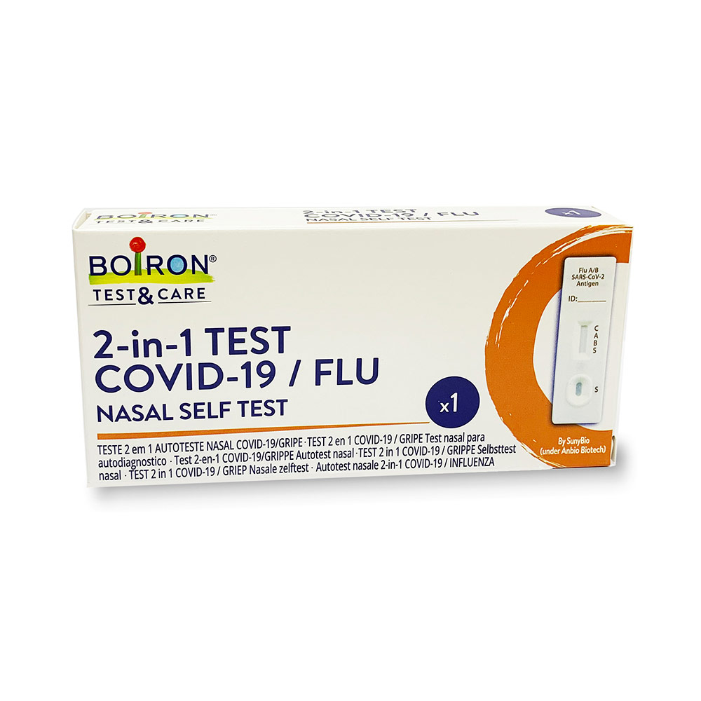 Boiron 2-in-1 Test Covid-19/Flu Autotest nasale