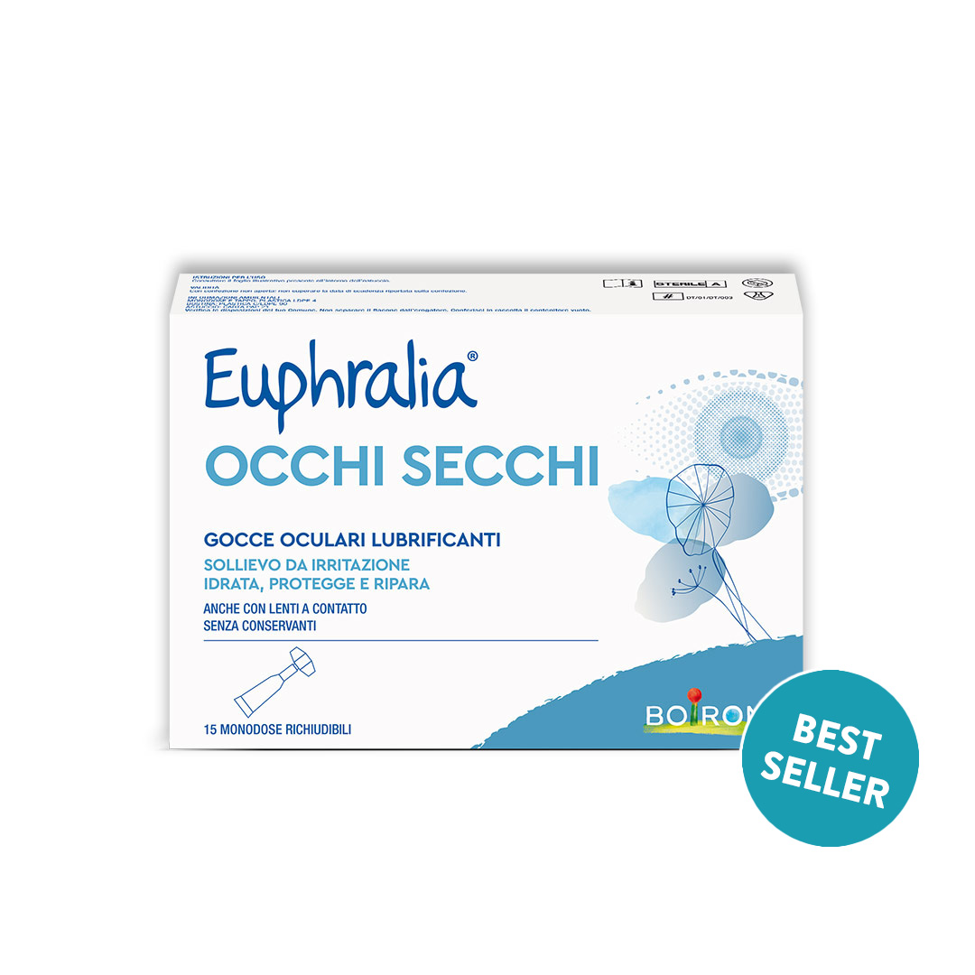 Euphralia Occhi Secchi Gocce oculari lubrificanti 15 monodosi da 0.5 ml